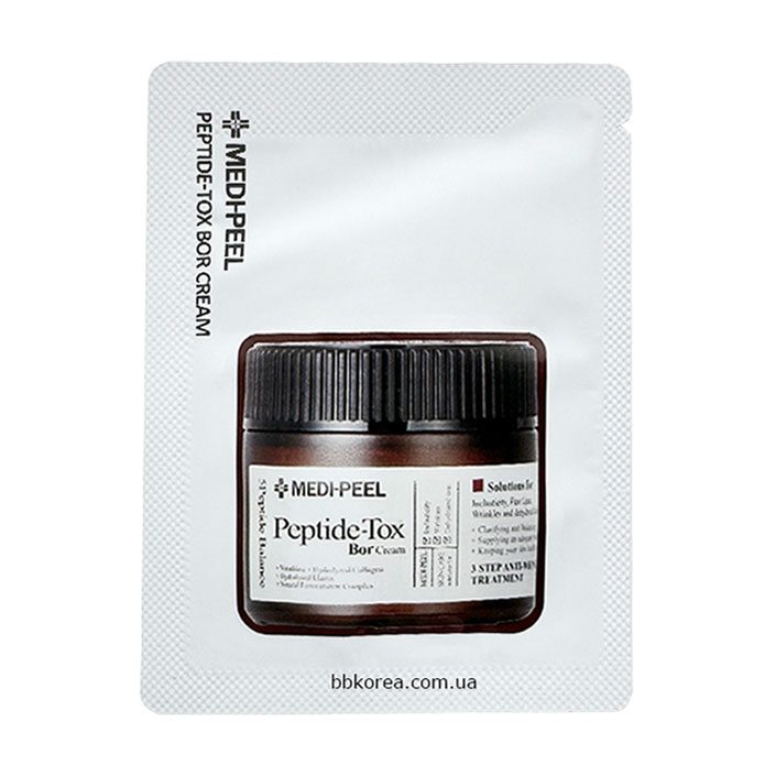 Ліфтинг-крем для обличчя Medi-Peel Peptide-Tox Bor Cream з пептидним комплексом, 1.5 мл